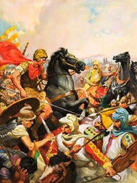 Alexander the Great Riding Bucephalus (Original)