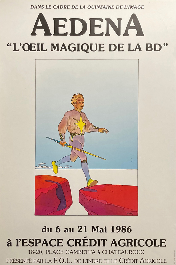 Aedena - The Magic Eye Poster (Print) by Moebius (Jean Giraud) Art at The Illustration Art Gallery