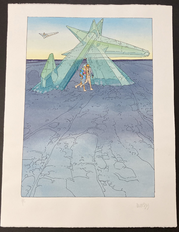 The Crystal Gate (Limited Edition Print) (Signed) by Moebius (Jean Giraud) Art at The Illustration Art Gallery