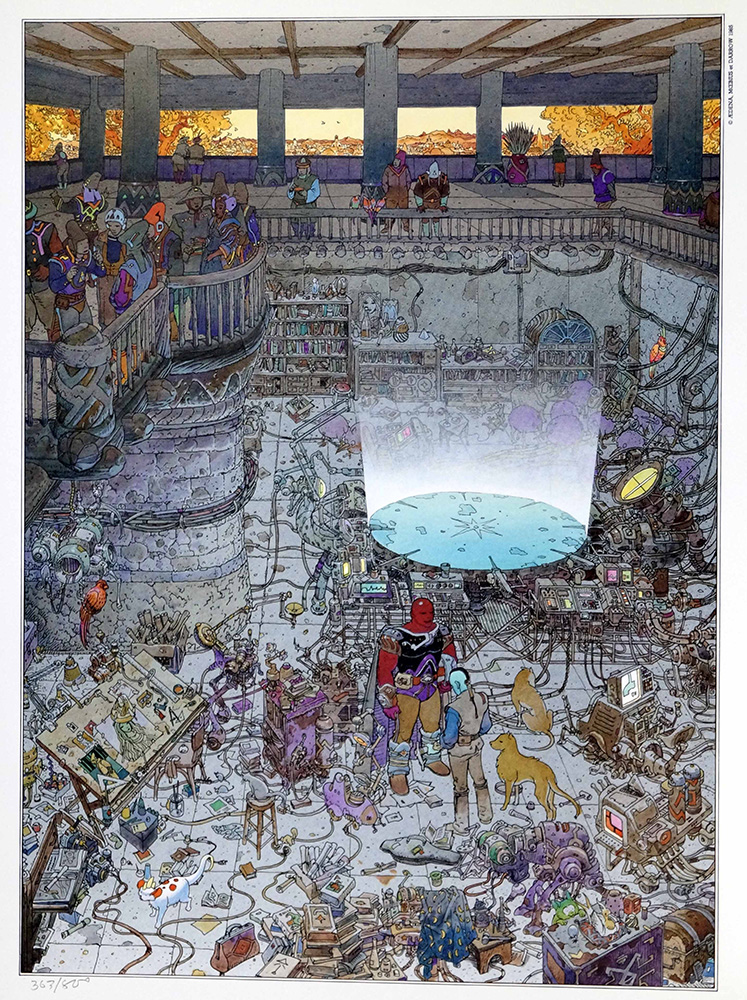 The Street 2 (Limited Edition Print) art by Moebius (Jean Giraud) Art at The Illustration Art Gallery