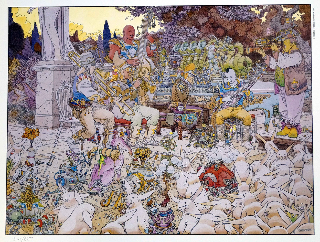 The Street 3 (Limited Edition Print) art by Moebius (Jean Giraud) Art at The Illustration Art Gallery