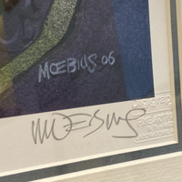 Full print showing Moebius Signature
