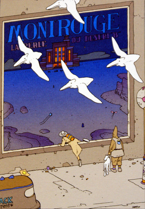 Montrouge In the Picture (Limited Edition Print) by Moebius (Jean Giraud) Art at The Illustration Art Gallery