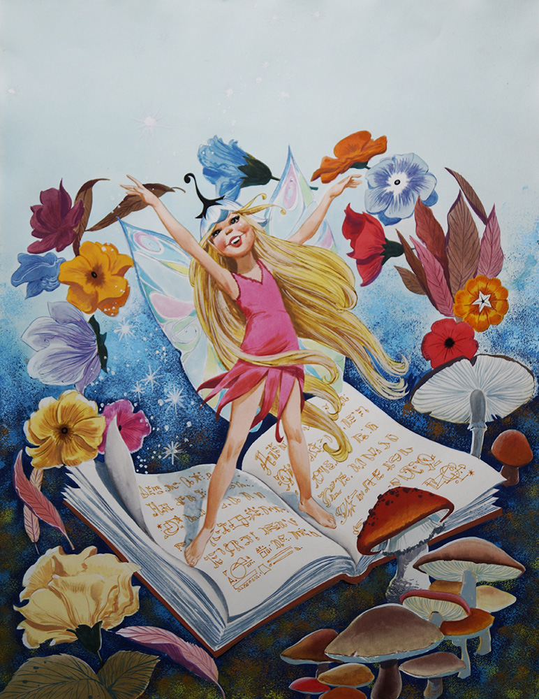 Euphoric Fairy Spell (Original) art by Jose Ortiz at The Illustration Art Gallery