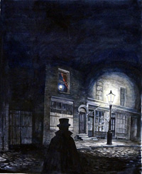 Belgrave Square book cover art (Original)