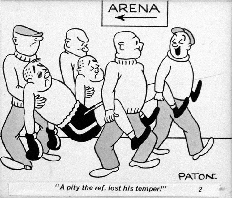 Temper - Parade Magazine Cartoon (Original) (Signed) by Paton Art at The Illustration Art Gallery