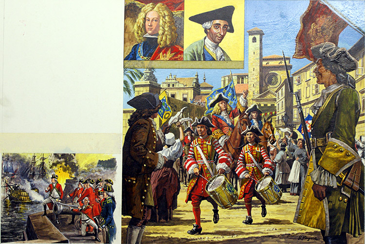 The Kings of Spain (Original) (Signed) by Roger Payne at The Illustration Art Gallery