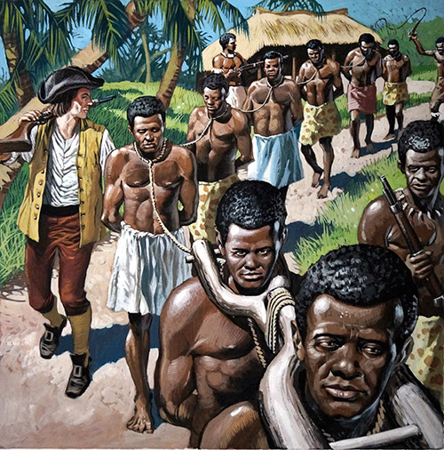The Slave Trade (Original) by Roger Payne at The Illustration Art Gallery