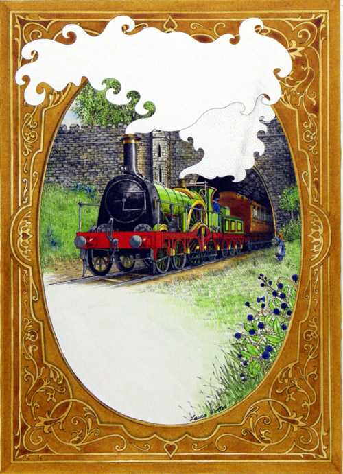From a Railway Carriage (Original) (Signed) by Laura Potter Art at The Illustration Art Gallery