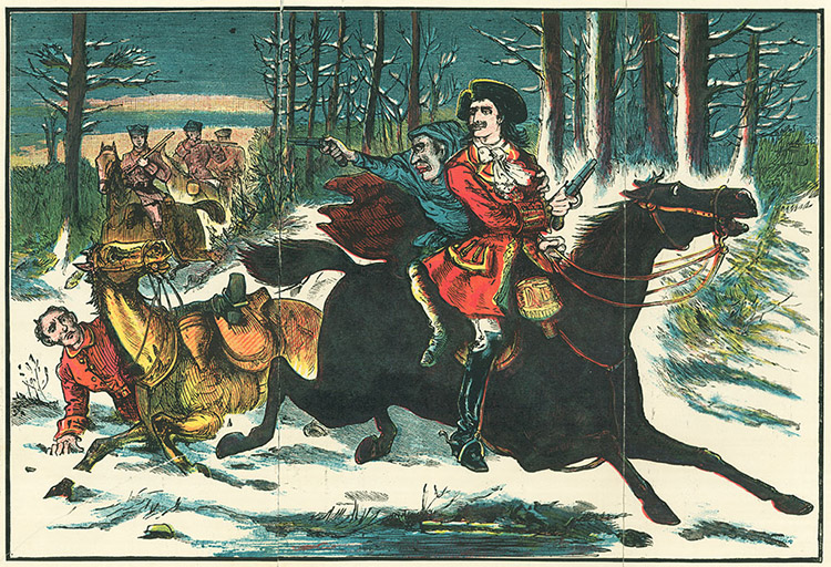 Black Bess Flew Like The Wind (Print) by Robert Prowse at The Illustration Art Gallery