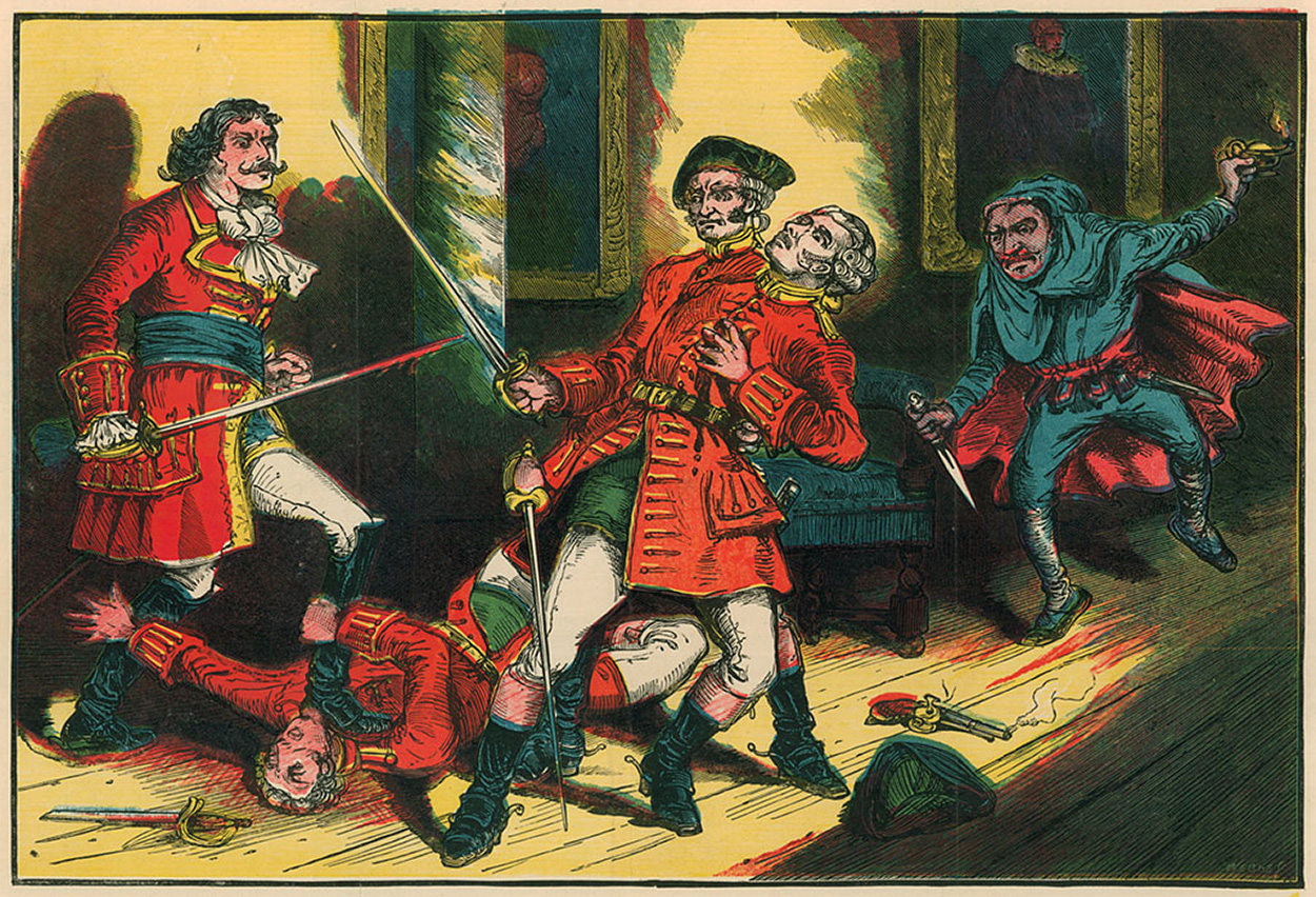 Attempted Capture of Dick Turpin by Bow Street Officers (Print) art by Robert Prowse Art at The Illustration Art Gallery