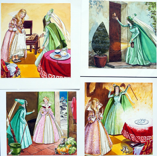 Cinderella - Fairy Godmother (Originals) by Cinderella (Nadir Quinto) at The Illustration Art Gallery