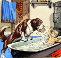 Peter Pan: Bath Time With Nana (Original)