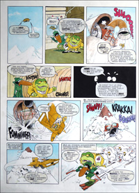 Danger Mouse - Vile Vacuum (TWO pages) art by Arthur Ranson