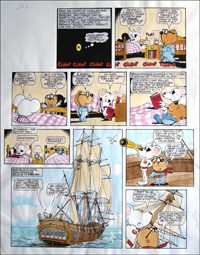 Danger Mouse - Pirate Ship (TWO pages) art by Arthur Ranson