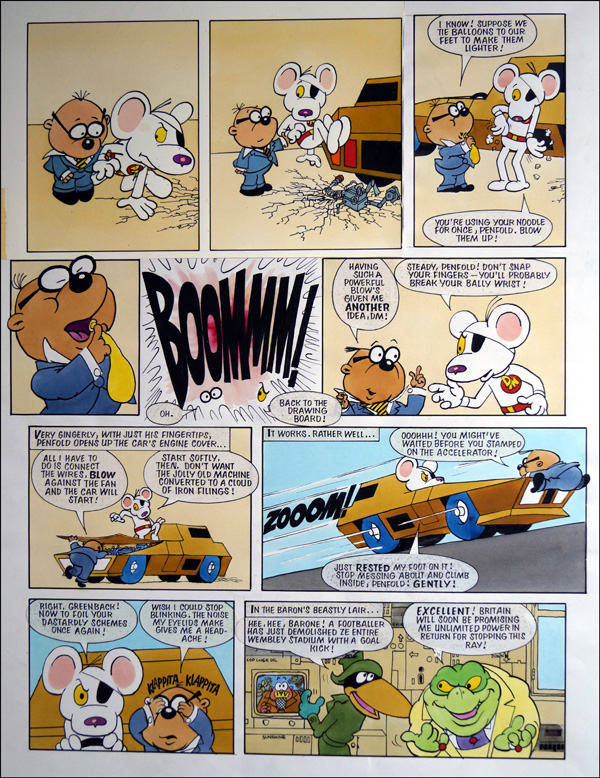 Danger Mouse - Hush - Hush (TWO pages) (Originals) by Danger Mouse (Ranson) at The Illustration Art Gallery