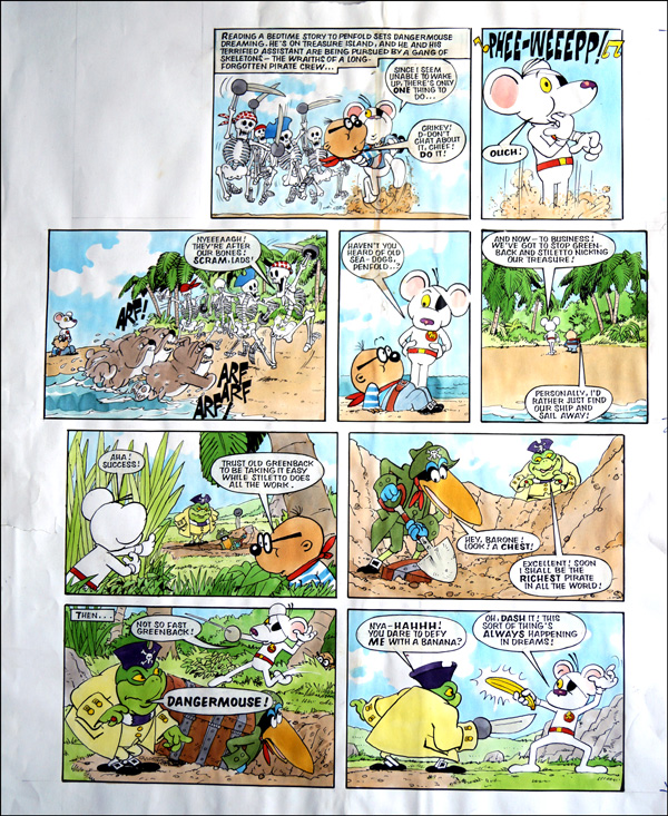 Danger Mouse - Pirates Redux (TWO pages) (Originals) by Danger Mouse (Ranson) at The Illustration Art Gallery