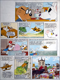 Danger Mouse - Ice Cream You Scream (TWO pages) art by Arthur Ranson