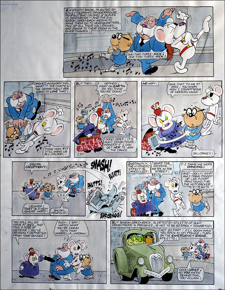 Danger Mouse - Radio Radio (TWO pages) (Originals) art by Danger Mouse (Ranson) at The Illustration Art Gallery