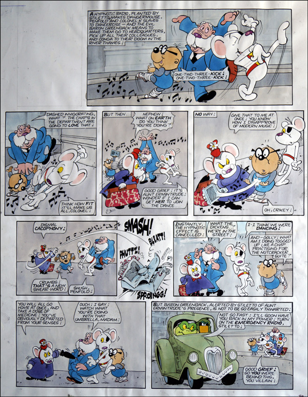Danger Mouse - Radio Radio (TWO pages) (Originals) by Danger Mouse (Ranson) at The Illustration Art Gallery