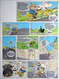 Danger Mouse - Wheels (TWO pages) art by Arthur Ranson
