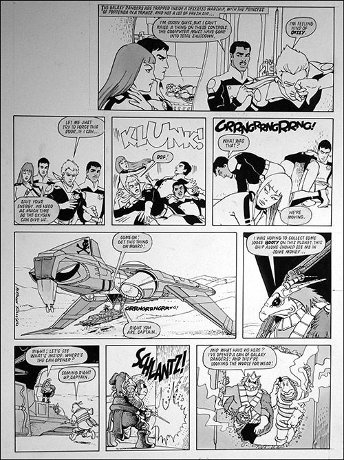 Galaxy Rangers: Right You Are Captain (TWO pages) (Originals) (Signed) by Galaxy Rangers (Ranson) at The Illustration Art Gallery