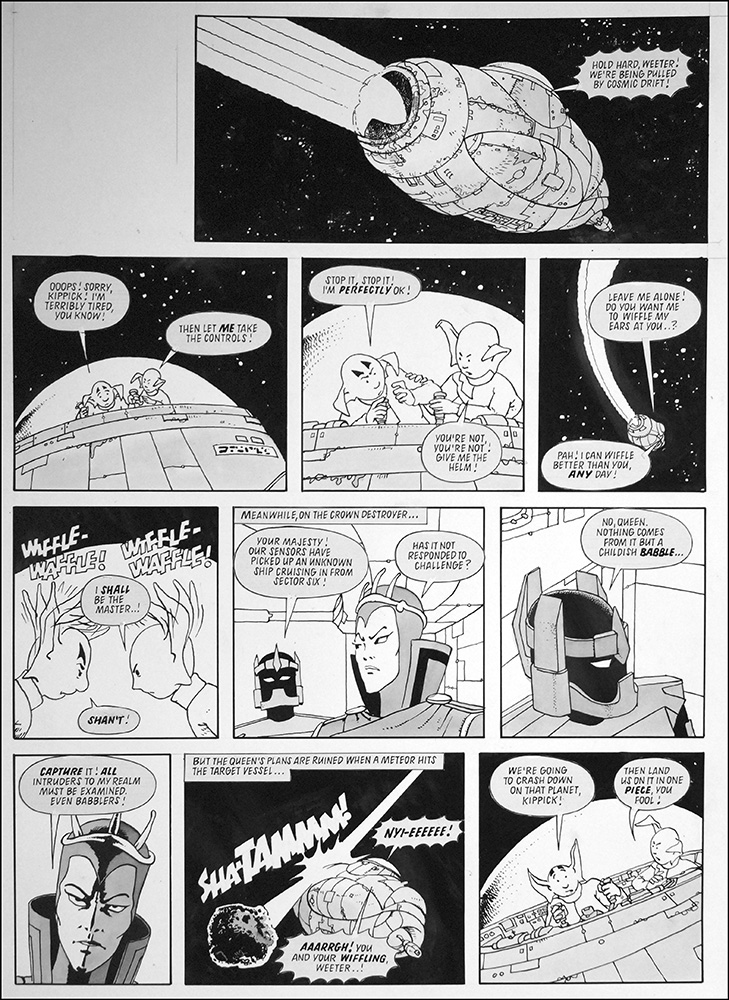 Galaxy Rangers: I Shall Be The Master (TWO pages) (Originals) (Signed) art by Galaxy Rangers (Ranson) at The Illustration Art Gallery