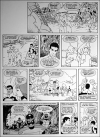 Galaxy Rangers: The Atmosphere Must Be Wrong (TWO pages) (Originals) (Signed)
