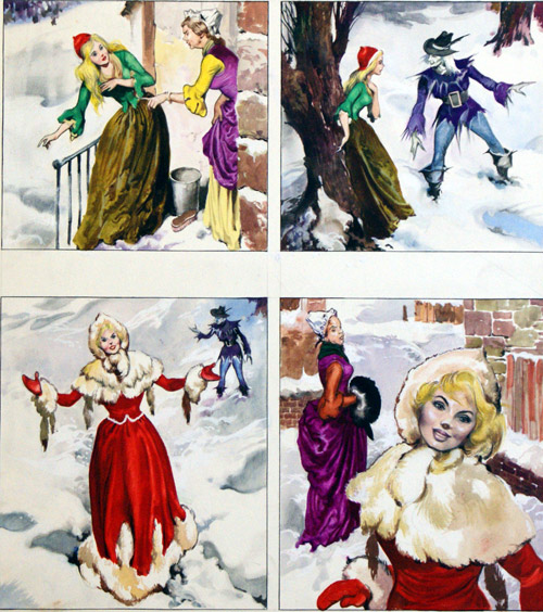 Magda The Snowmaiden (TWO pages) (Originals) by Ernest Ratcliff Art at The Illustration Art Gallery