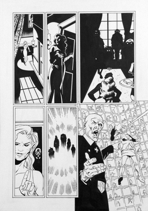 Doctor Who: The Crimson Hand, Part 2 Page 8 (Original) by David Roach Art at The Illustration Art Gallery