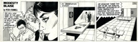 Modesty Blaise strip 2111 - Warlords of Phoenix - Very Early Romero Modesty Blaise strip (Original) (Signed)