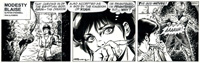 Modesty Blaise daily strip #9330 - Modesty's Nightmare (Original) (Signed)