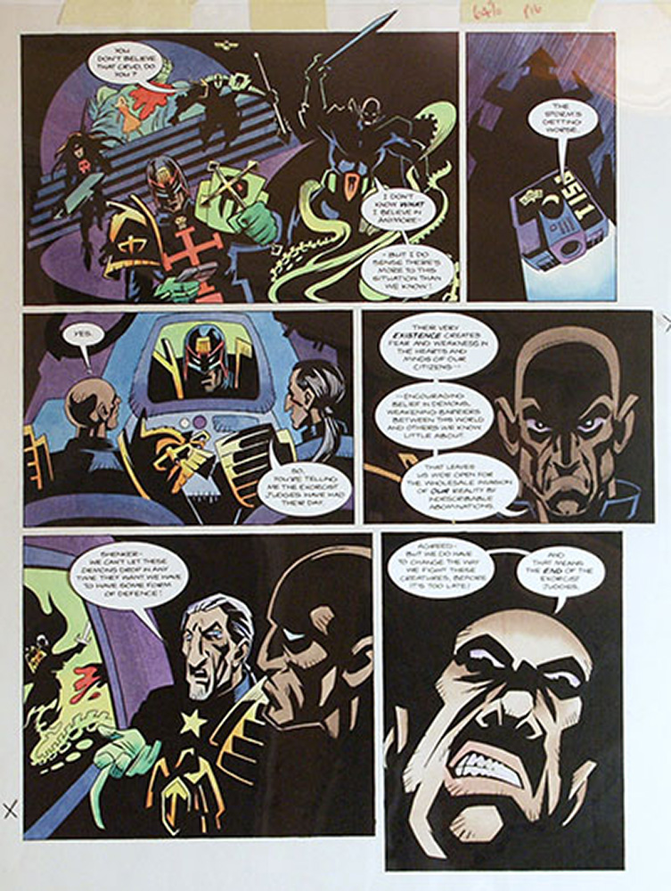 Cabal from Judge Dredd Megazine #7 page 16 (Original) art by Pete Smith Art at The Illustration Art Gallery