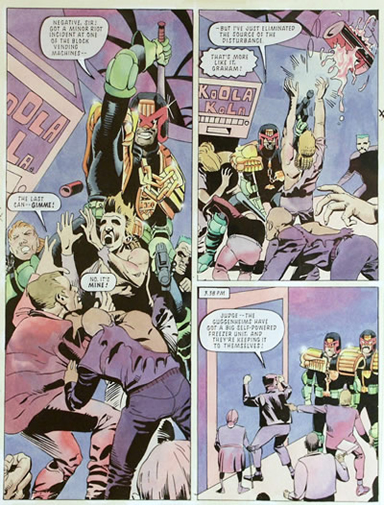 Judge Dredd: Do the Wrong Thing 49-6 (Original) art by Pete Smith Art at The Illustration Art Gallery