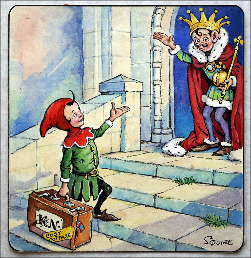 Norman Gnome - Old King New King (Original) (Signed) art by Geoff Squire at The Illustration Art Gallery