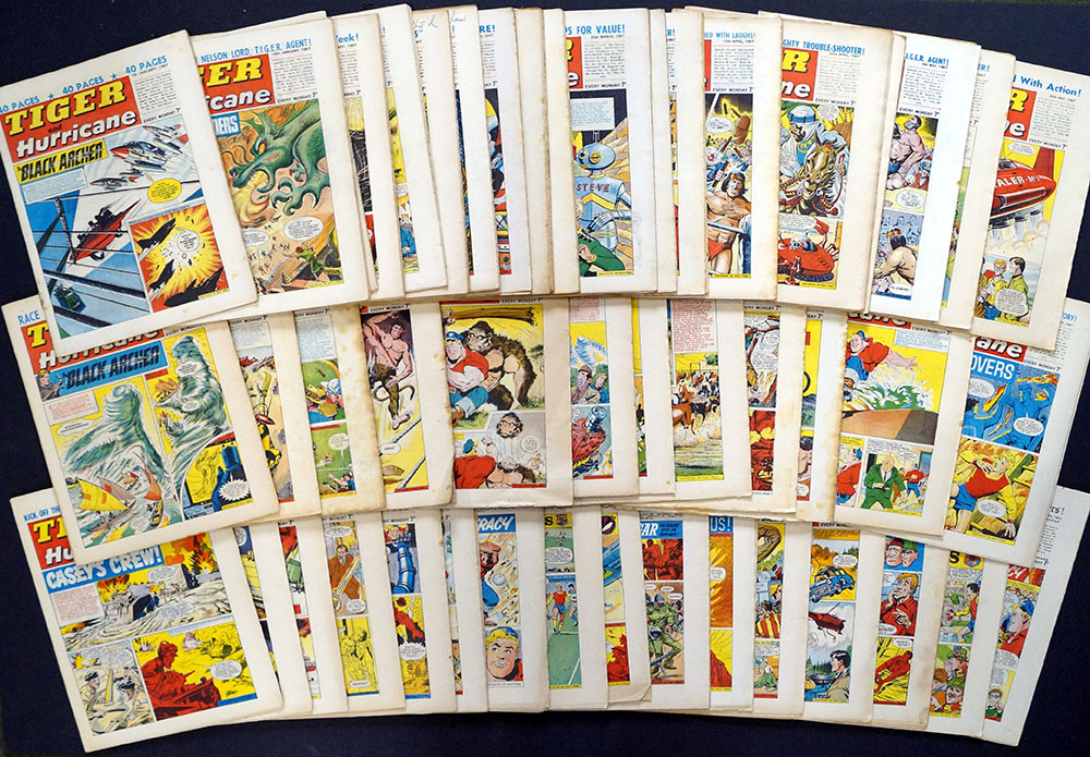 Tiger & Hurricane Comics: 1967 (47 issues) at The Book Palace