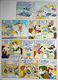 Dogtanian - Mouse Trapped art by Bill Titcombe