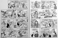 Inspector Gadget: Litter Lout (TWO pages) (Originals)