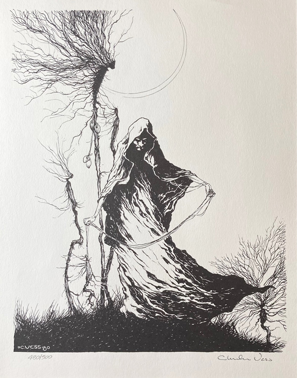 The Roots of Fear (Print) (Signed) by Charles Vess Art at The Illustration Art Gallery