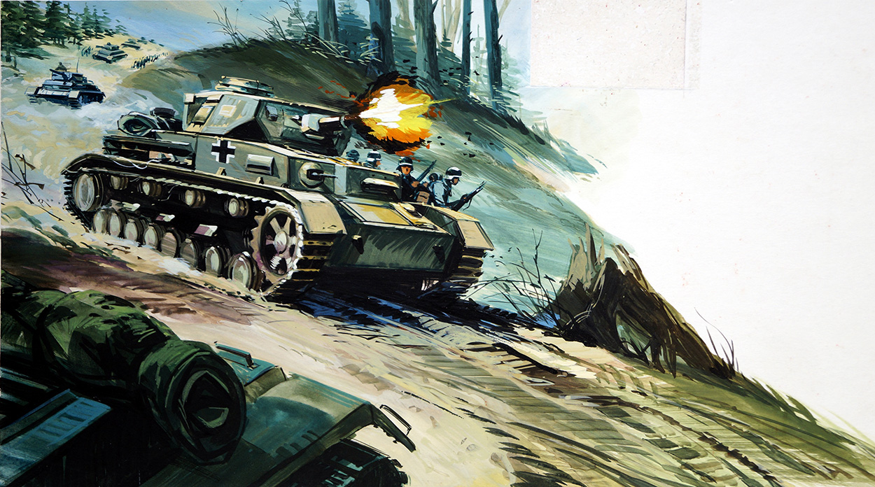 Battle of the Bulge (Original) art by Gerry Wood at The Illustration Art Gallery