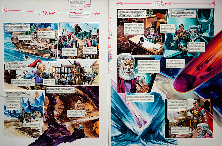 Lost Again from 'The Tharvs' 2 (TWO pages) (Originals) by The Trigan Empire (Gerry Wood) at The Illustration Art Gallery