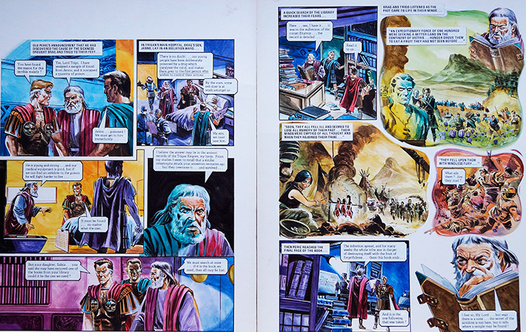 Memory Loss from 'The Poisoning of Trigan's Youth' (TWO pages) (Originals) by The Trigan Empire (Gerry Wood) at The Illustration Art Gallery