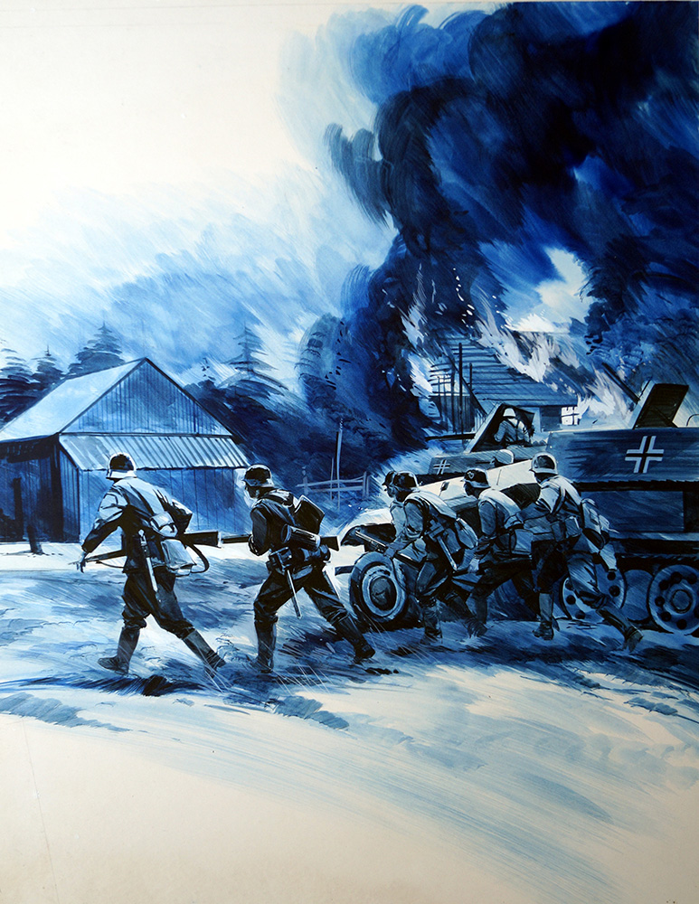 Night Raid - Operation Barbarossa (Original) art by Gerry Wood at The Illustration Art Gallery