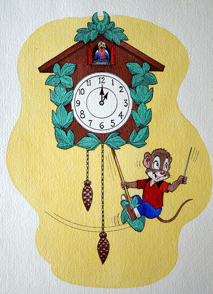 Swing Time (Original) art by Peter Woolcock Art at The Illustration Art Gallery