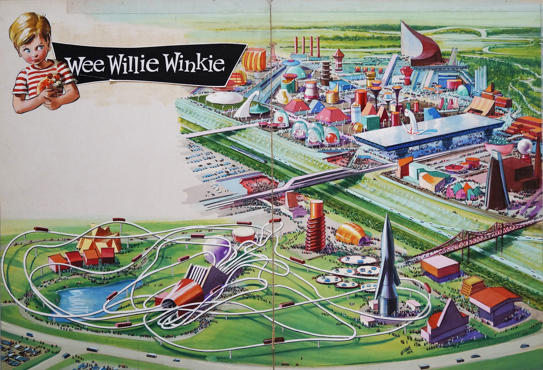 Cities of The Future (Original) art by Wee Willie Winkie (Worsley) at The Illustration Art Gallery