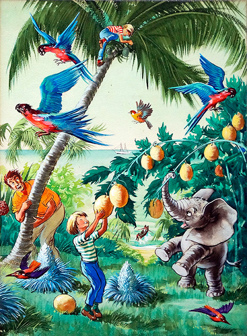 Mango Madness (Original) by Wee Willie Winkie (Worsley) at The Illustration Art Gallery