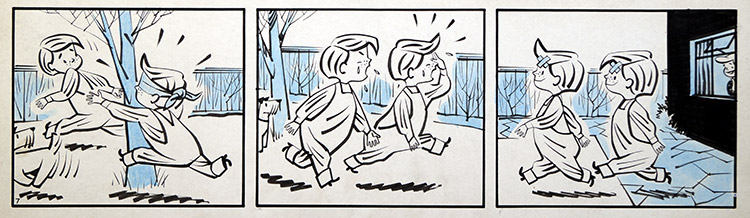 'Dennis' Strip 7 (Original) by Beano comic at The Illustration Art Gallery