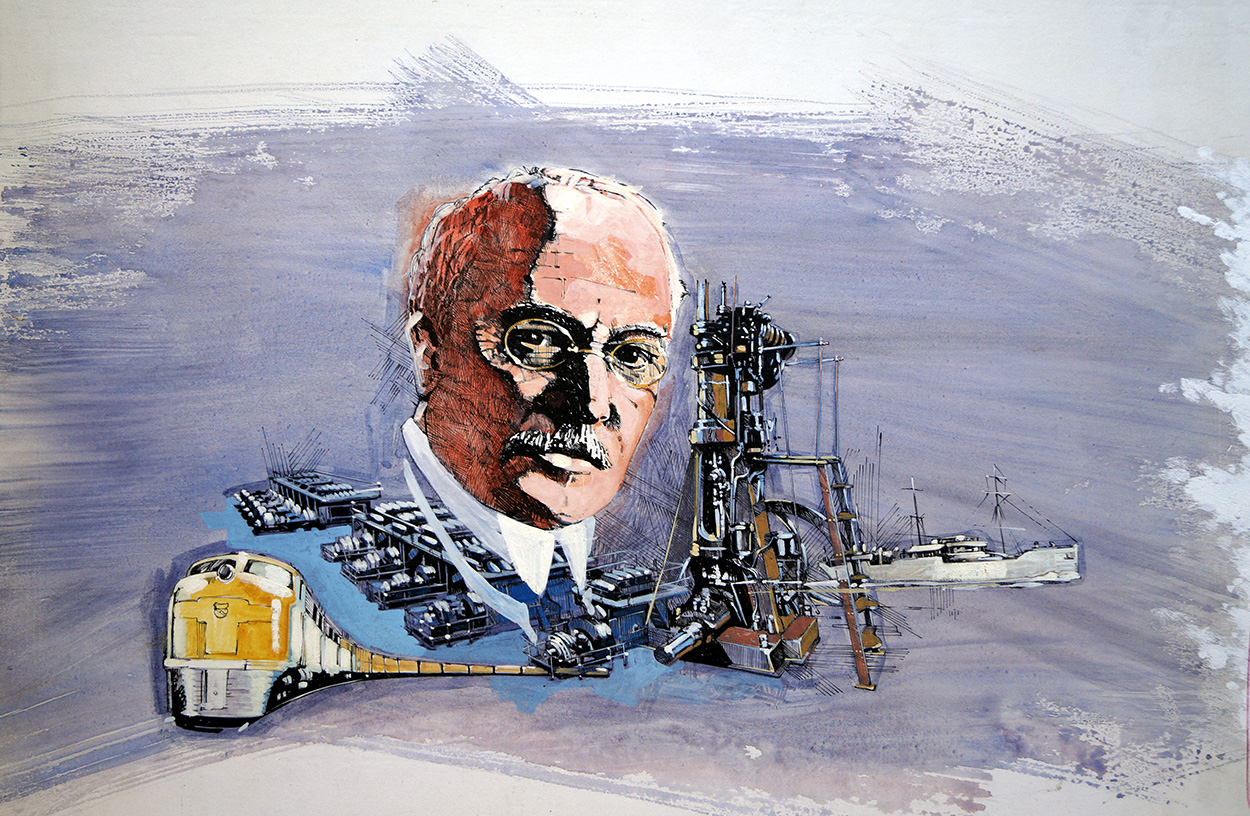 Rudolf Diesel (Original) art by Transport at The Illustration Art Gallery