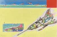The Flying Submarine art by 20th Century unidentified artist