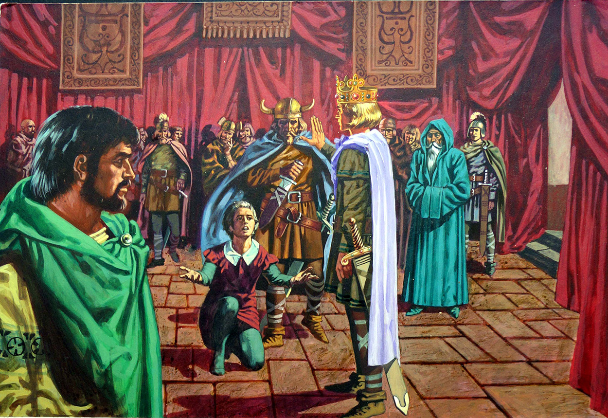 King Arthur - In The Court Of The King (Original) art by 20th Century at The Illustration Art Gallery